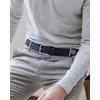 image:imageCHAOREN Stretch Belt for Men  Elastic Belt for Golf amp Casual WearSilver  Navy