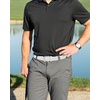 image:imageCHAOREN Stretch Belt for Men  Elastic Belt for Golf amp Casual WearSilver  White