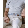 image:imageCHAOREN Stretch Belt for Men  Elastic Belt for Golf amp Casual WearSky Blue  White