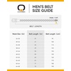 image:imageCHAOREN Stretch Belt for Men  Elastic Belt for Golf amp Casual WearWhite Navy