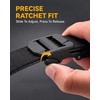 image:imageCHAOREN Tactical Belt  1 38 Nylon Ratchet Belt for EDC OutdoorGun Black
