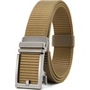 image:imageCHAOREN Ratchet Belts for Men Nylon Web Golf Belt with Automatic BuckleClassic Coyote 35mm