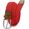image:imageCHAOREN Stretch Belt for Men  Elastic Belt for Golf amp Casual WearRed