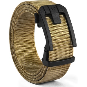 image:imageCHAOREN Ratchet Tactical Belt Men  15 Adjustable Nylon Work BeltFrosted Matte  Classic Coyote