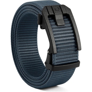 image:imageCHAOREN Ratchet Tactical Belt Men  15 Adjustable Nylon Work BeltFrosted Matte  Navy