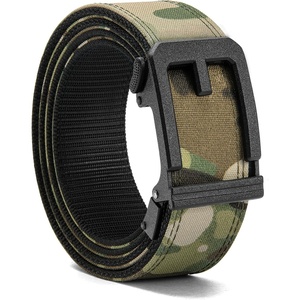 image:imageCHAOREN Ratchet Tactical Belt Men  15 Adjustable Nylon Work BeltGreen Camo